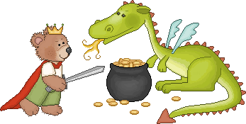 Fairytale Bear And Dragon png