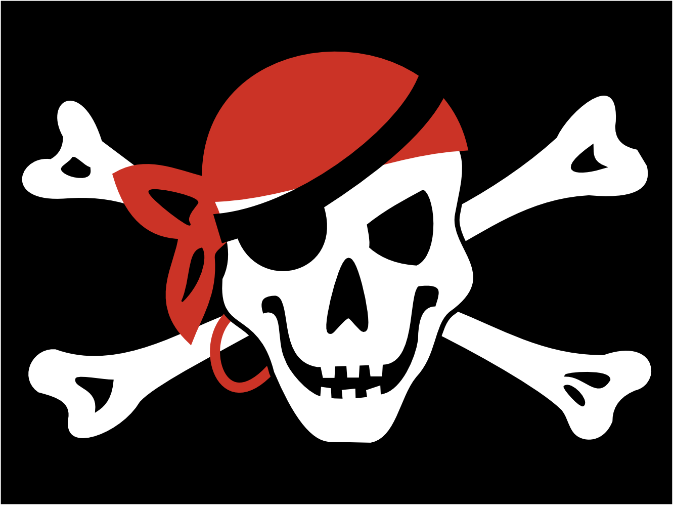 Pirate Flag PNG.