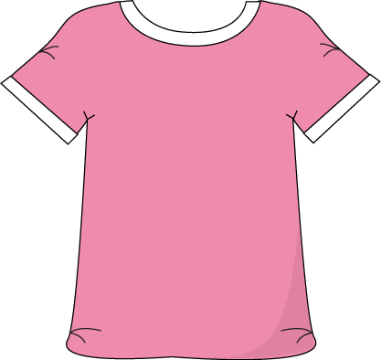 T Shirt Pink And White png