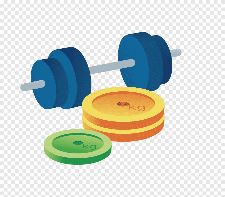 Barbell Three Color Png