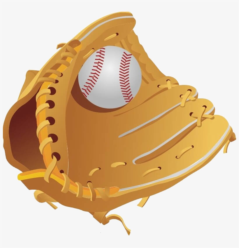 Basic Baseball Glove with Ball png