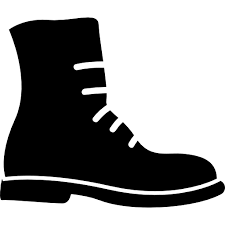 Black And White Boots Png