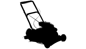 Black Lawn Mower png