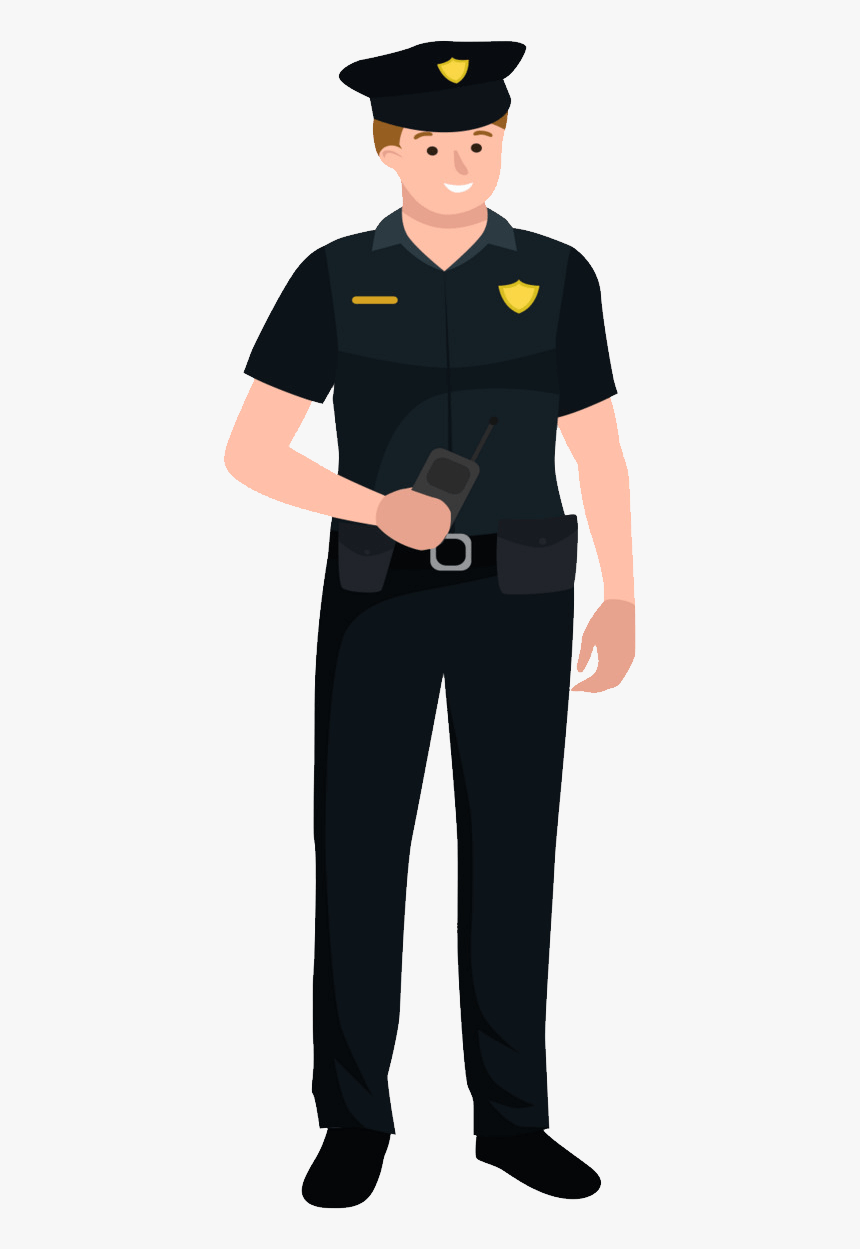 Офицер полиции рисунок