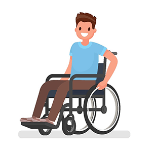 Boy In Wheelchair Png