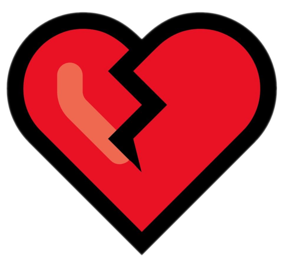 Broken Heart Illustration Free Png