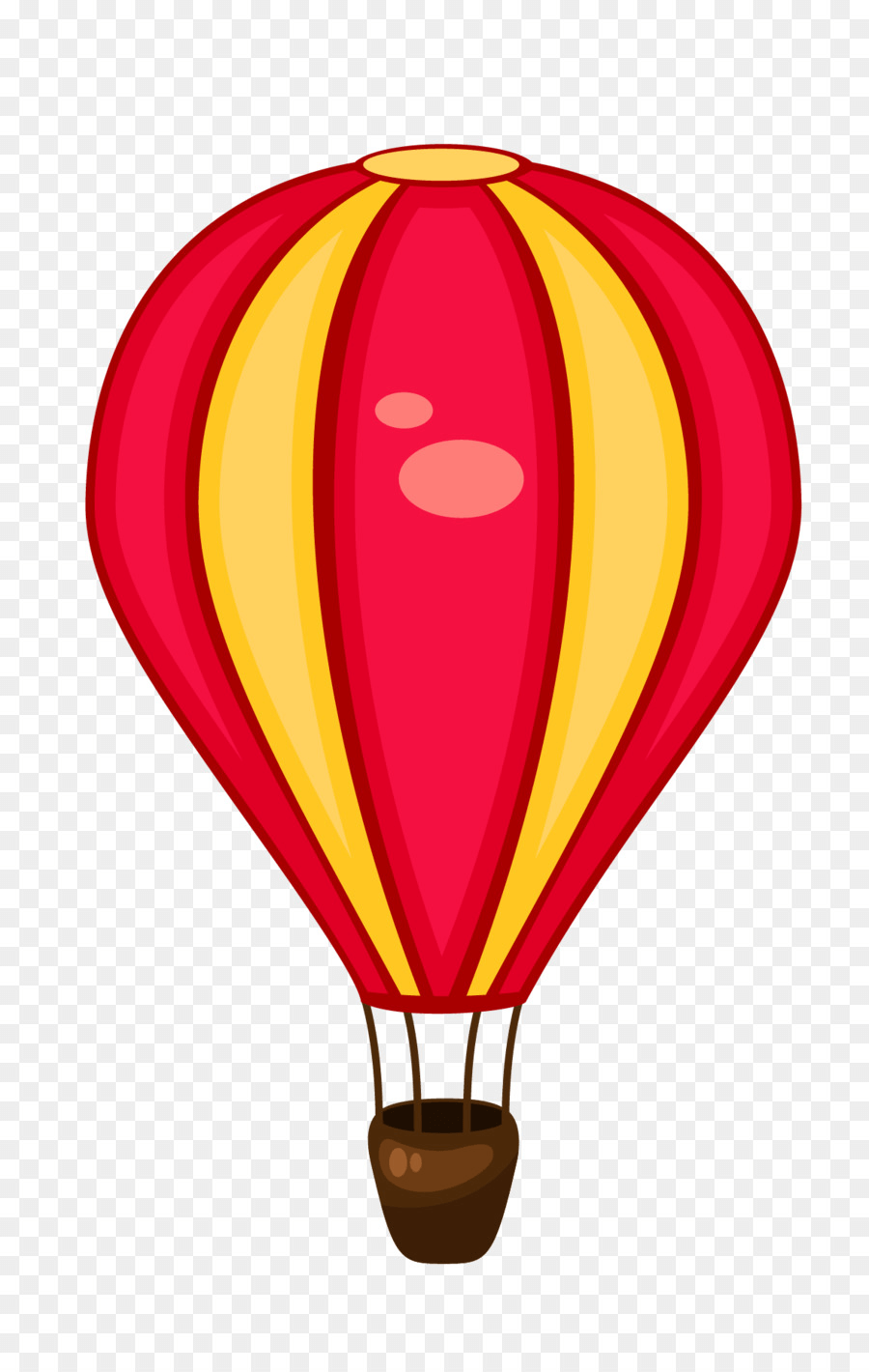 Cartoon Hot Air Balloon png