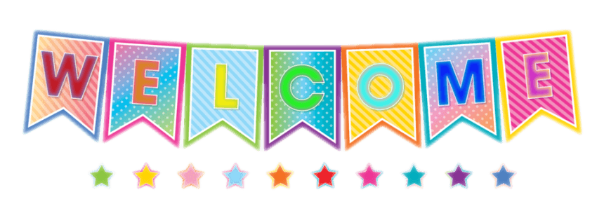 Colorful Welcome Png Image