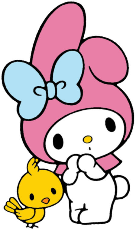 Cute My Melody Illustration Png Image