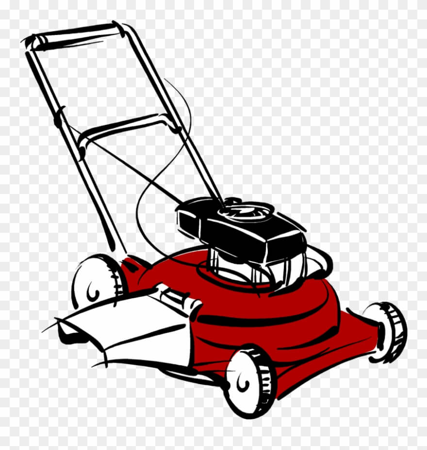 Drawing Lawn Mower png