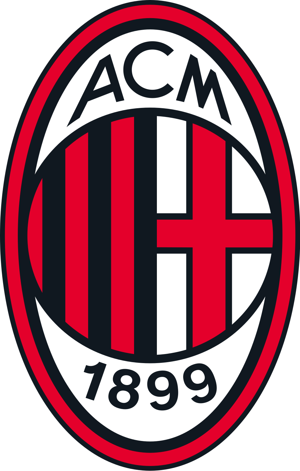 Football Club Logo of AC Milan (Medium)