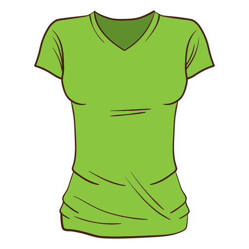 Green Woman T Shirt Transparent png