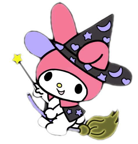 Halloween My Melody Free Png Image