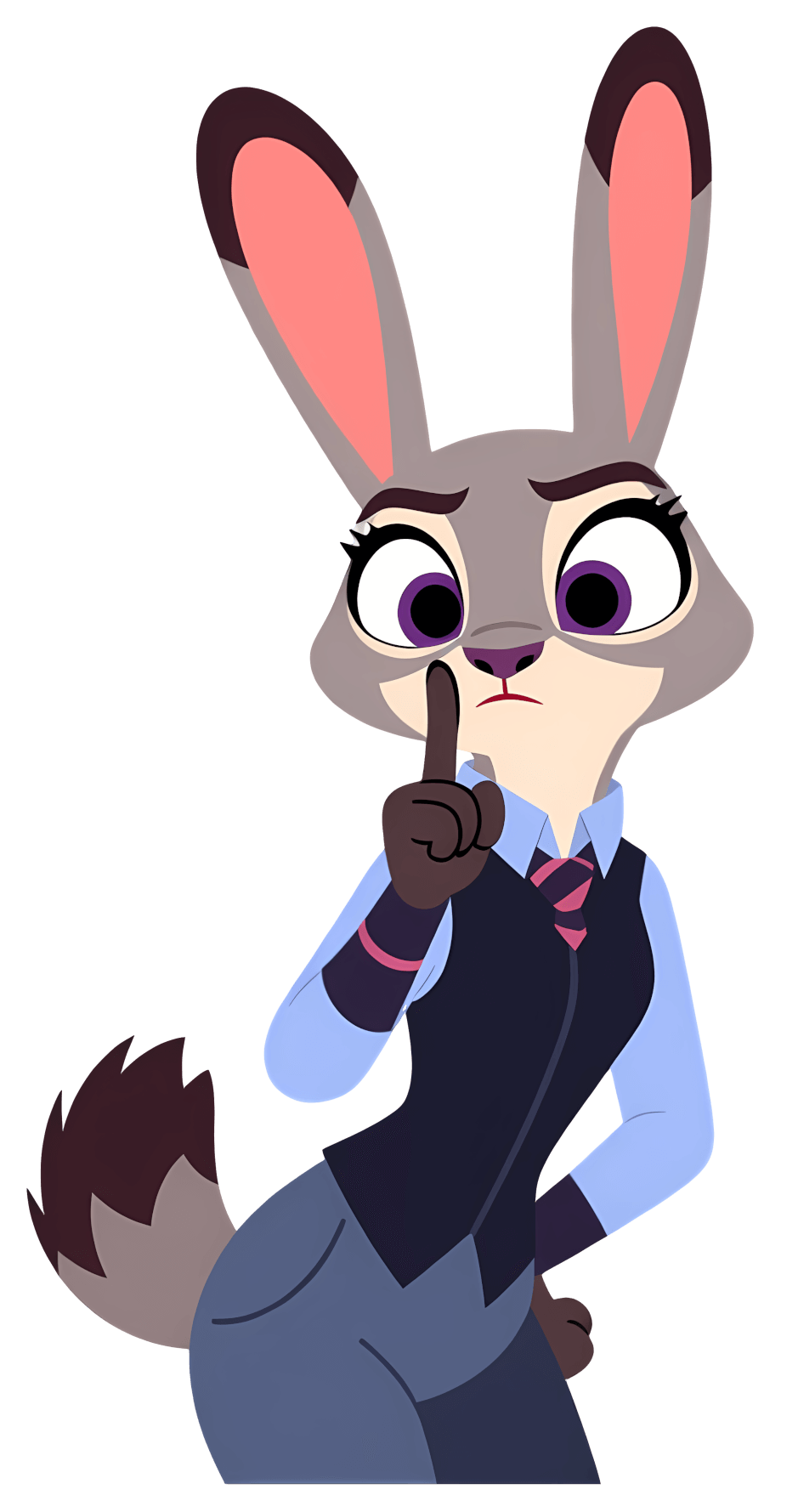Judy Hopps - Cartoon Bunny Png Image