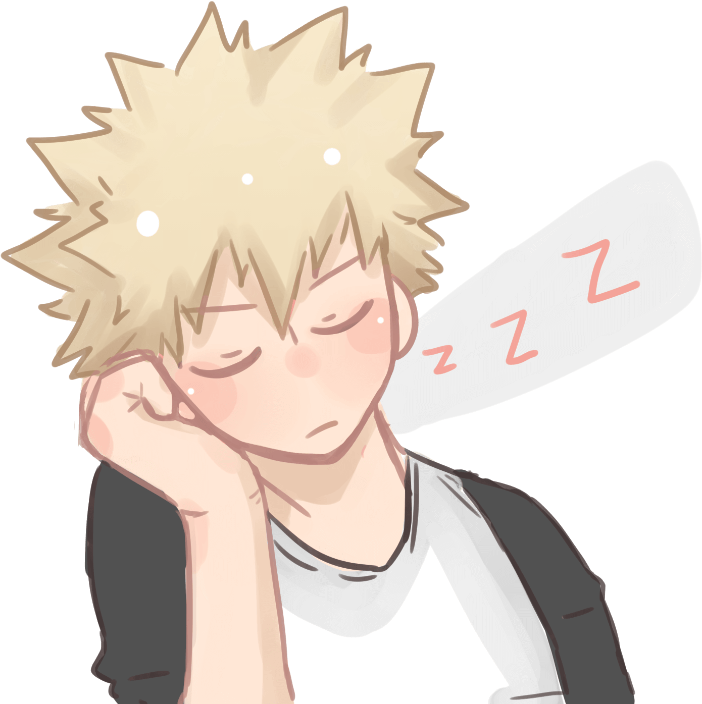 Katsuki Bakugo Sleeping png - Download Free at Gpng.Net