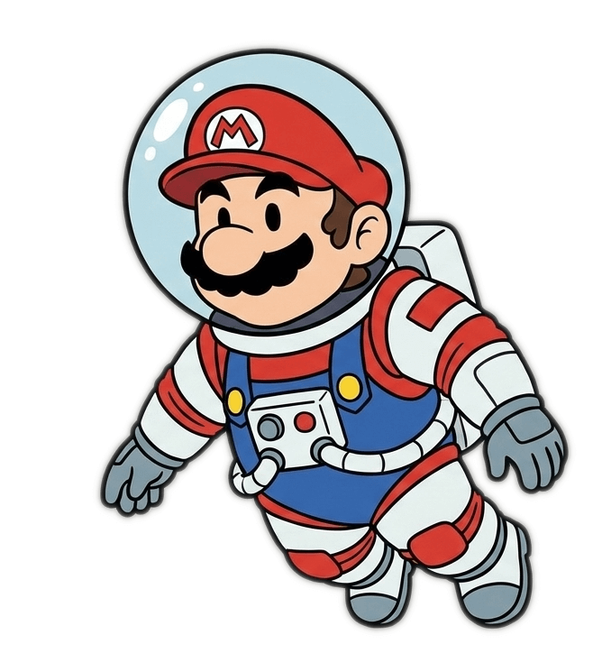 Mario Astronaut Png Image