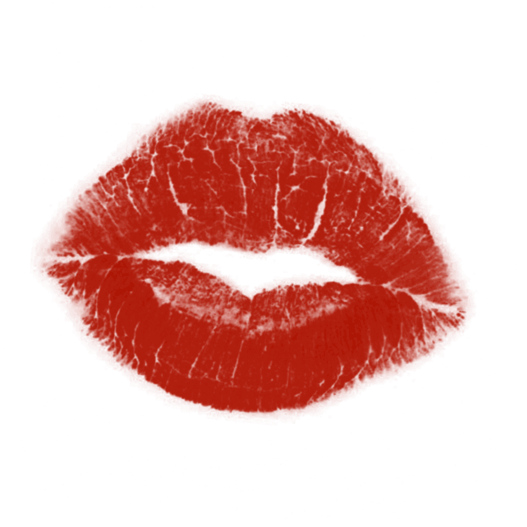 Red Kiss Lips PNG Download