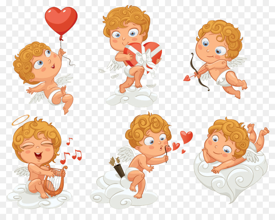 Six Cupids png