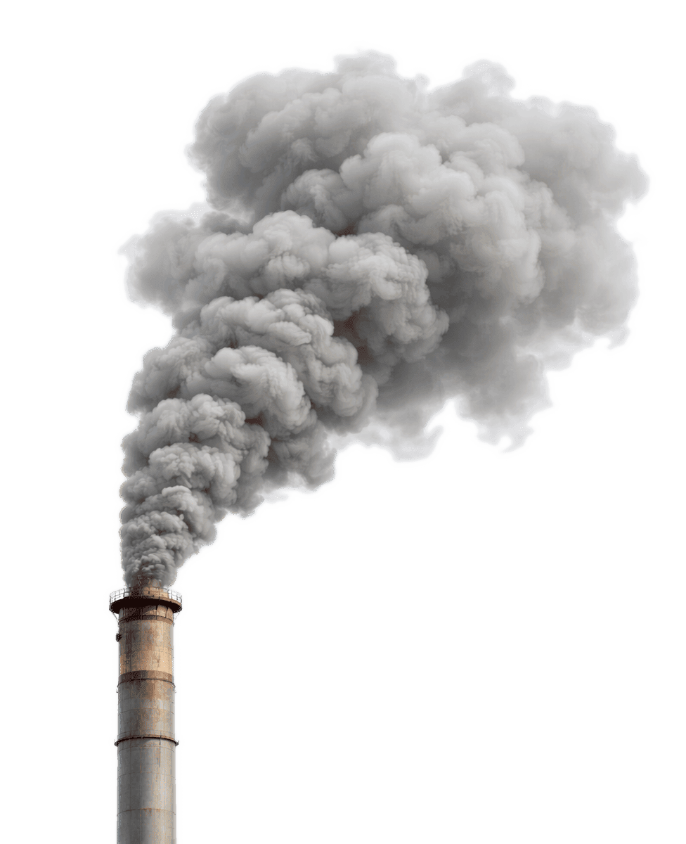 Smoke from Industrial Factory Png Free