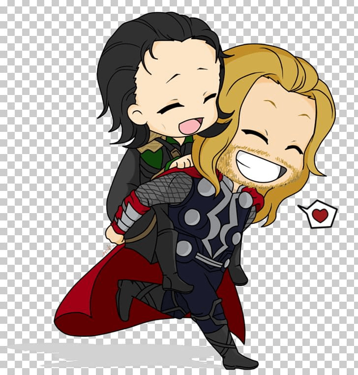 Thor And Loki Cute png