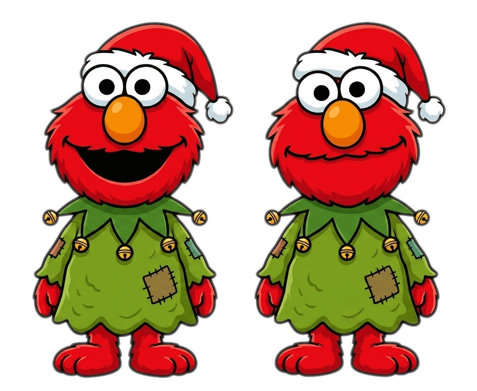 Two Cute Elmo Png Image Free