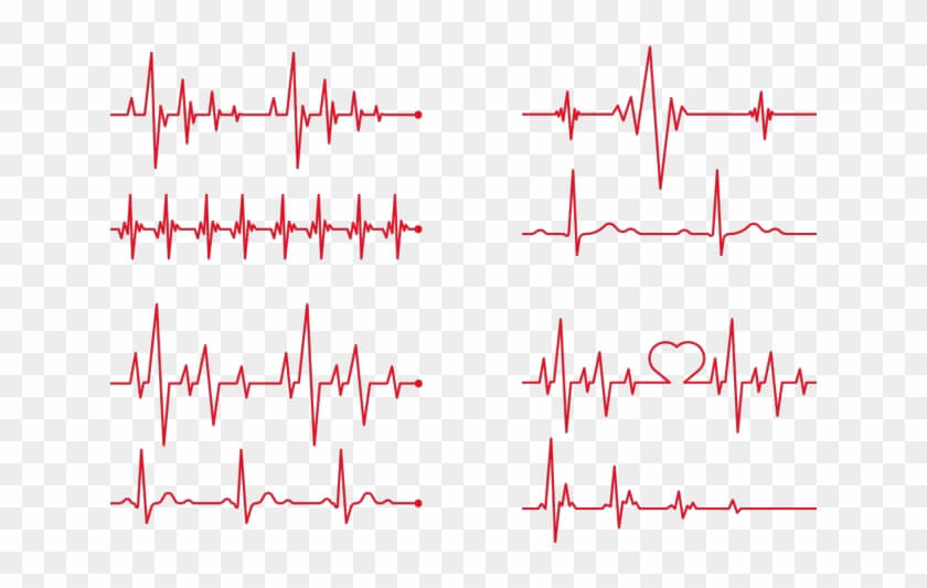 Vector Red Heart Beat Ekg Free Idea Png